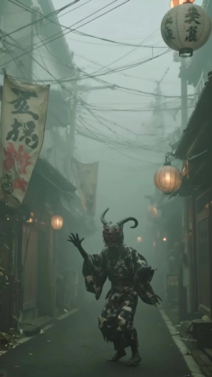 zoom toward the creature, while the creature run toward the camera