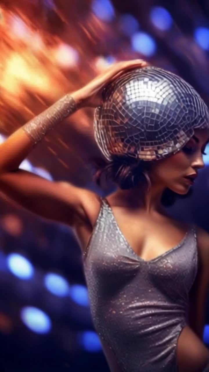disco dancing woman