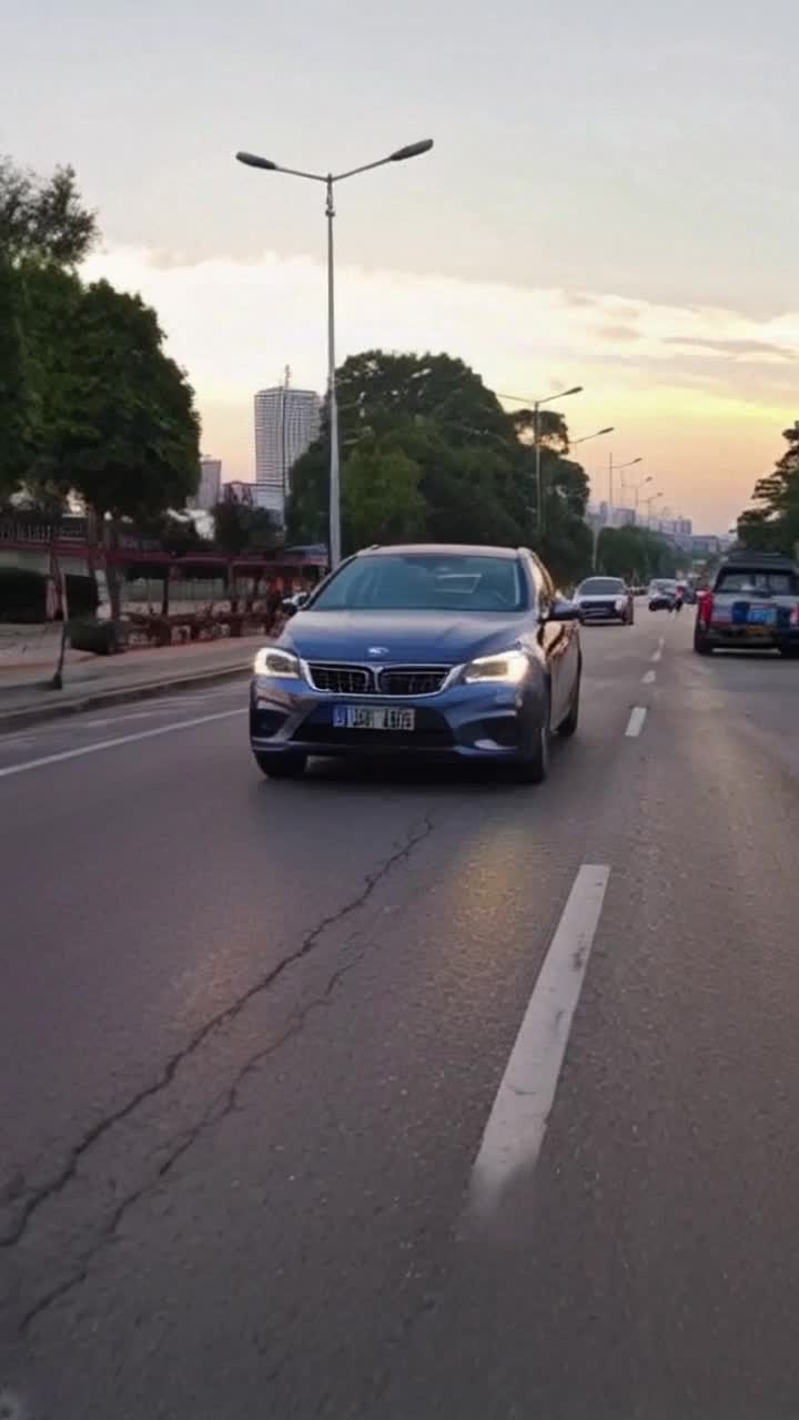 A car going In Chennai 