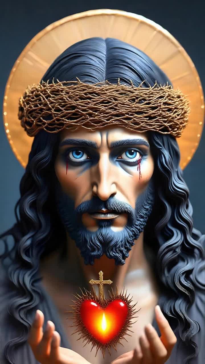 Jesus laughing