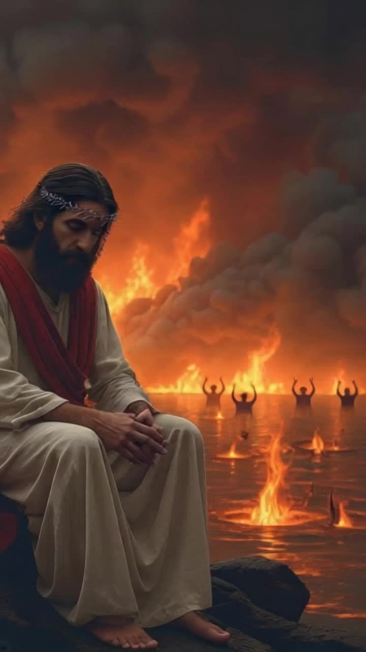 Jesus judges the people not of him