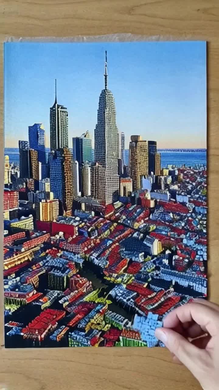 A Jigsaw solved in record breaking time