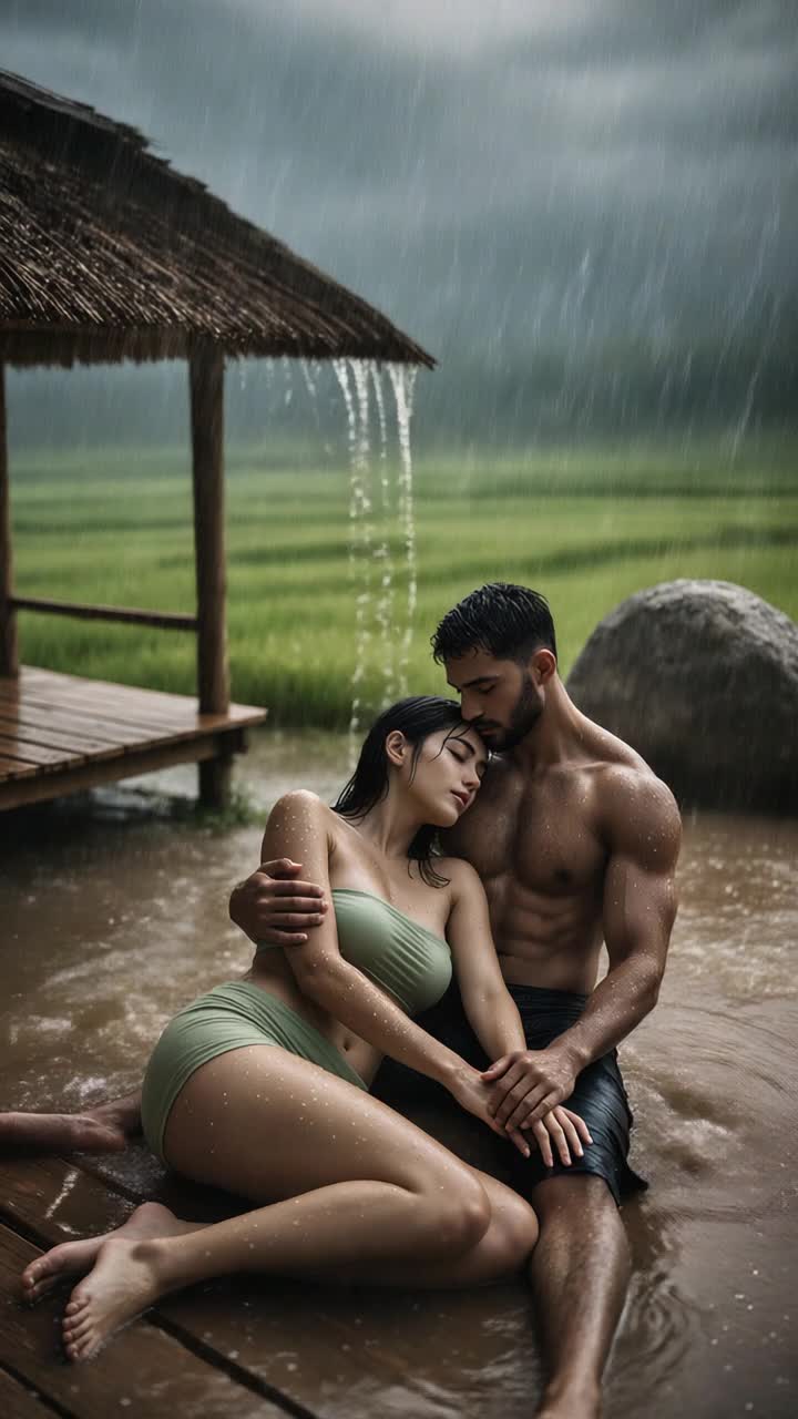 heavy rain, the mans hands massage