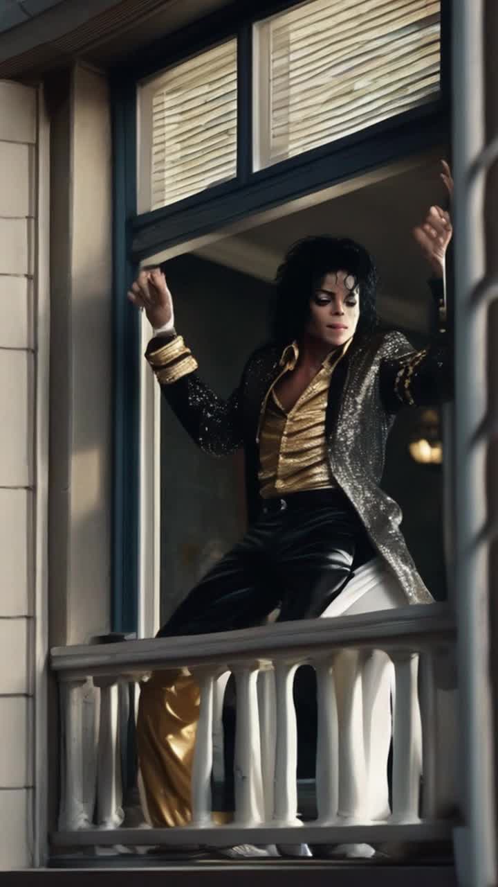 Michael Jackson was drunk and had been dangerously hanging his children out of the window 