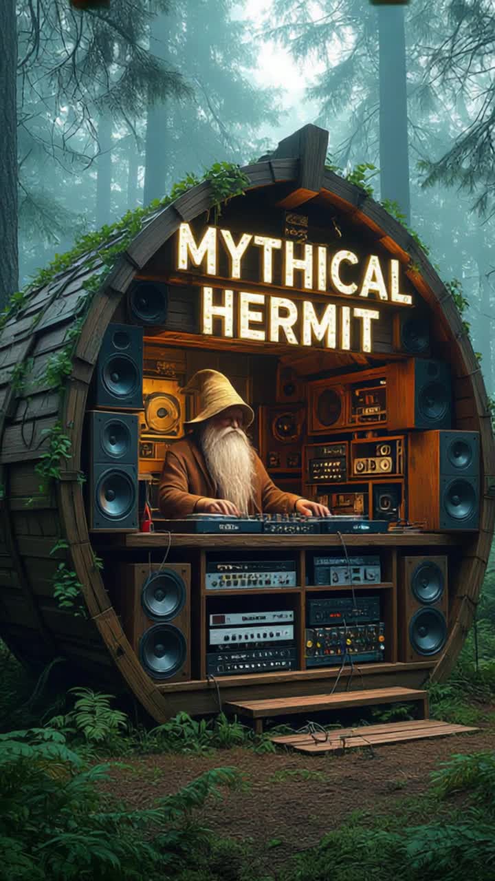 Dark magic hellish music eerie color show neon lightning, fire fairies fluttering about 