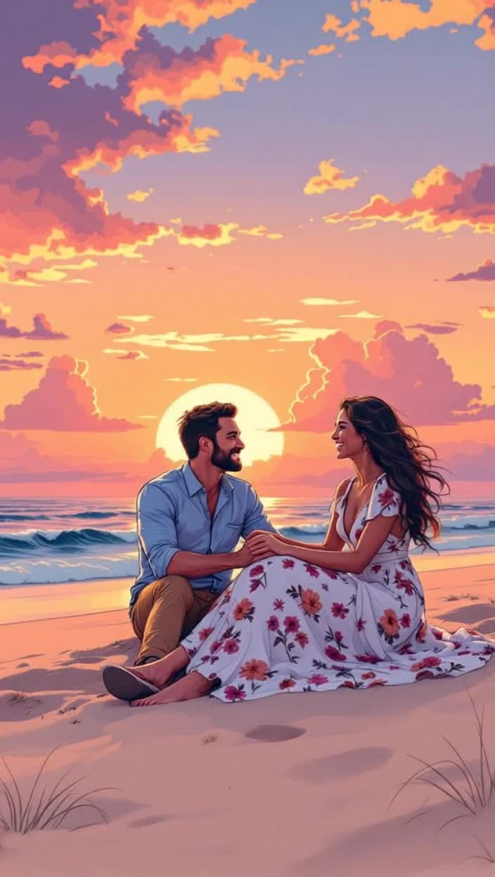 Barron and Jessica on their honeymoon 