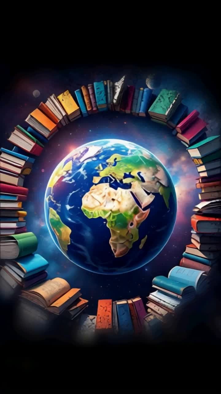It is library... orbiting earth... nothing unexpected