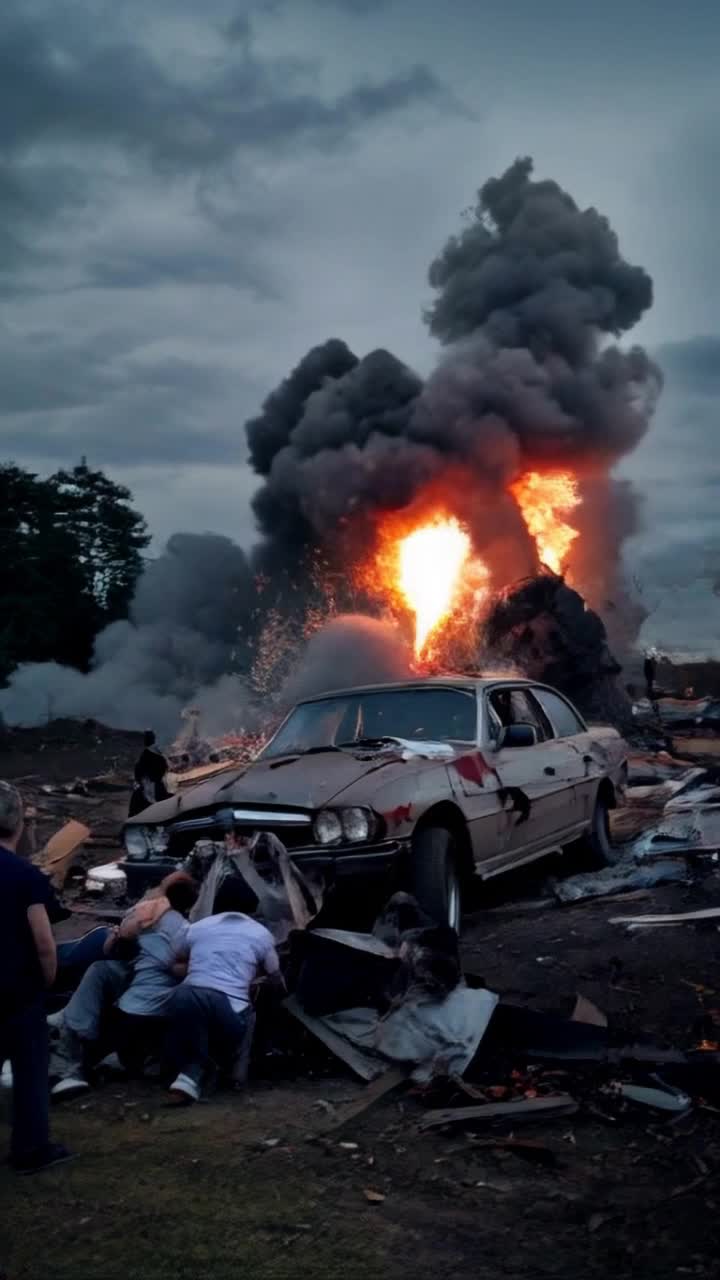 1973 Ford pinto exploding, huge fireballs, debris hurtled through the air, carnage,  violence, driver dies in explosion,  onlookers terrorized