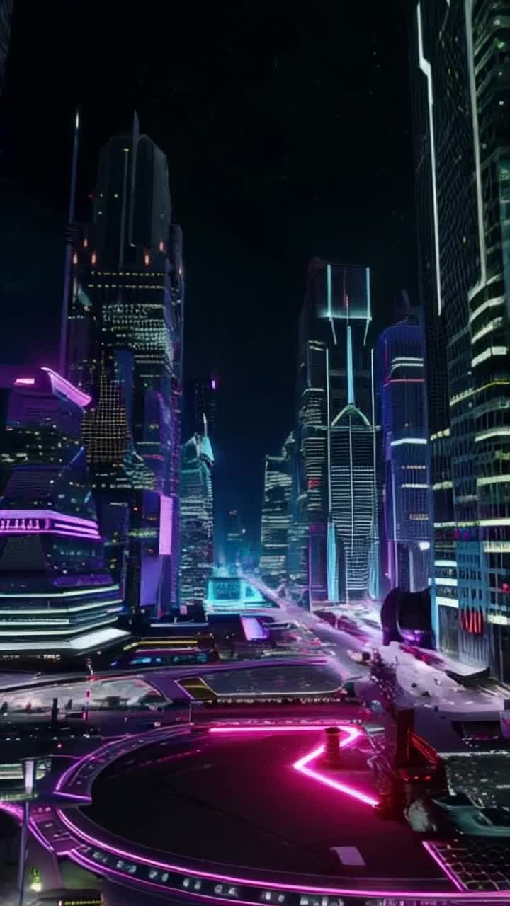 Cyberpunk trippy psychedelic futuristic future city cityscape urban street cityscape 