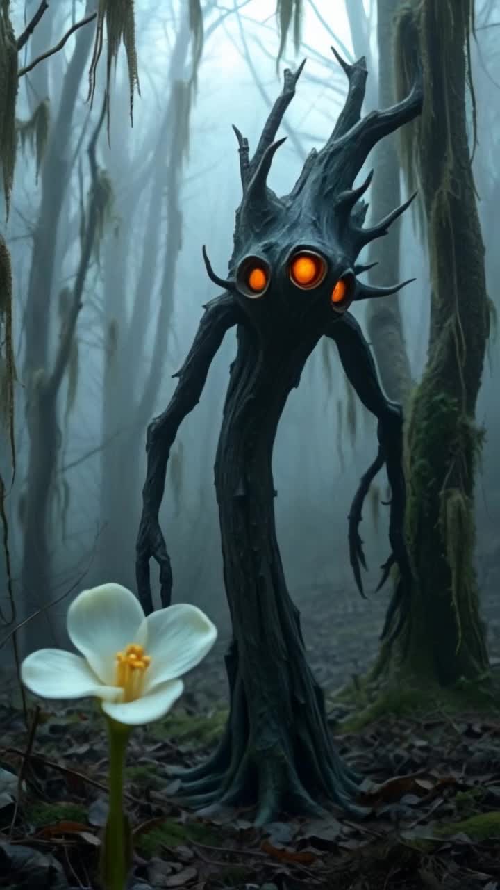 The Creaking, spooky 3 eyed tree creature, sure loves to dance