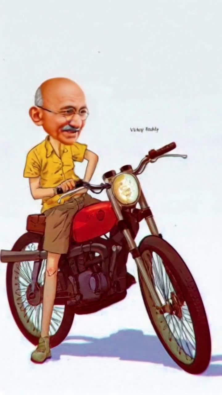 The character will drive the bike very smootly and doing stuns  people surprised 