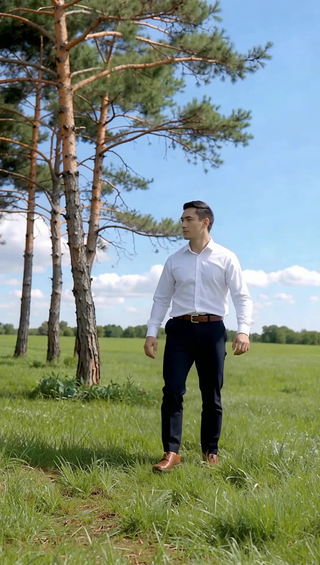 make him move naturally