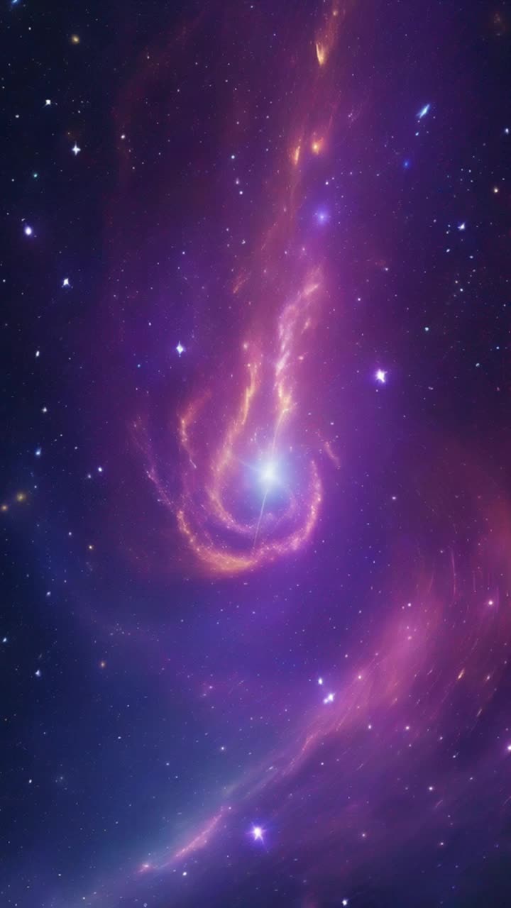 Brilliant constellations shimmer like scattered diamonds across a vast galaxy filled with deep velvet blues and purples A luminous comet streaks across the scene leaving a brilliant tail of sparkling stardust in its wake Surrounding stars pulsate rhythmically as if dancing in celebration Nebulae swirl in vibrant hues creating a cosmic canvas of ethereal beauty Celestial wonders glitter and twinkle inviting a sense of wonder and exploration The endless expanse of space beckons with its mysteries and ancient stories waiting to be unveiled Each flickering light a reminder of the universes vastness and magic