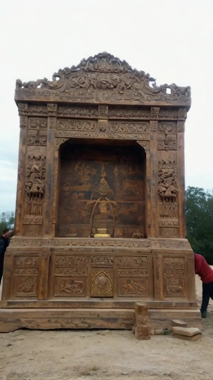 A large ancient ask from raiders of the lost ark of the covenant 