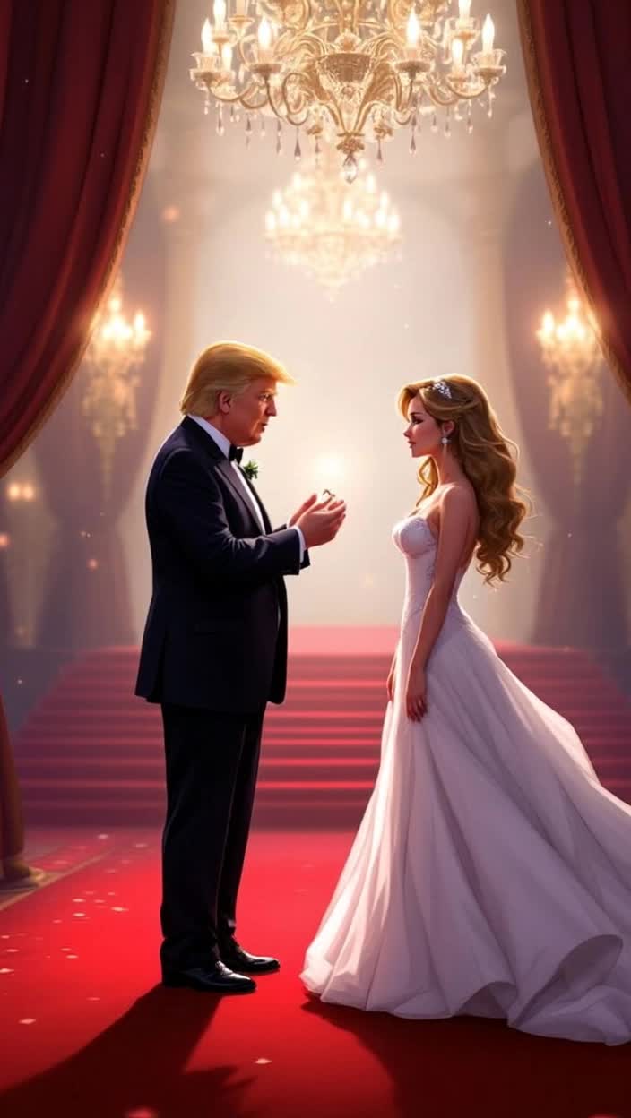 Donald Trump asks Jessica Wallace to marry him