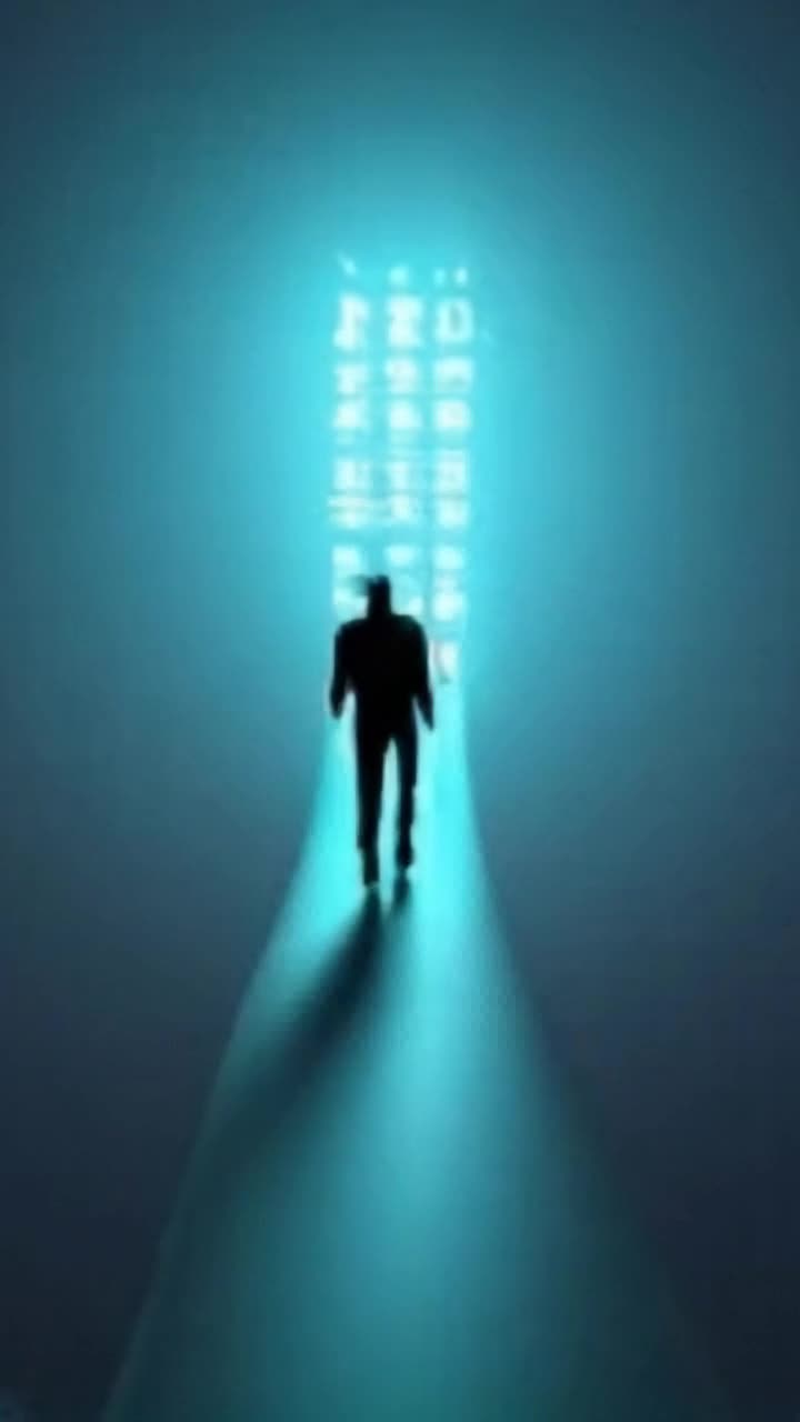 walking towards the light