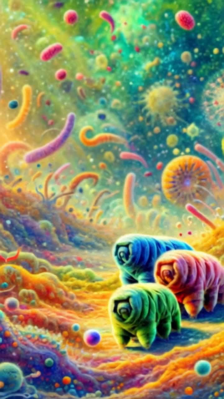 microscopic tardigrades 