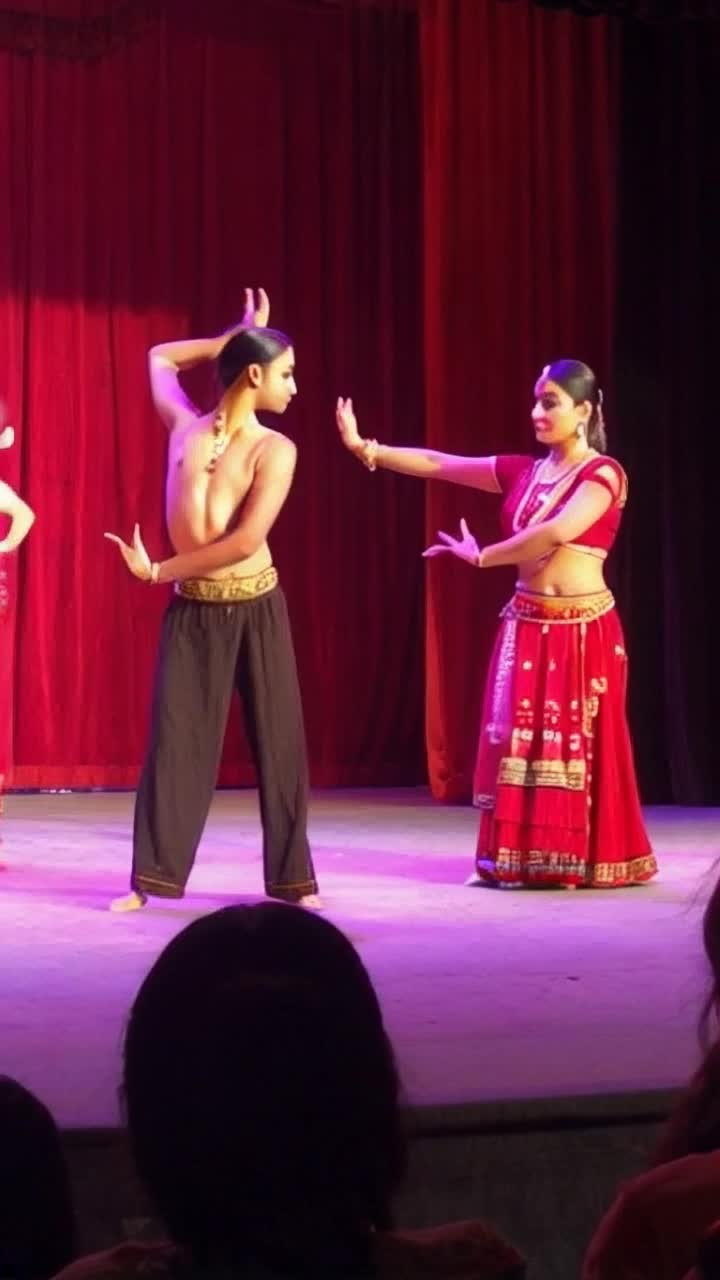 Classical dance background 