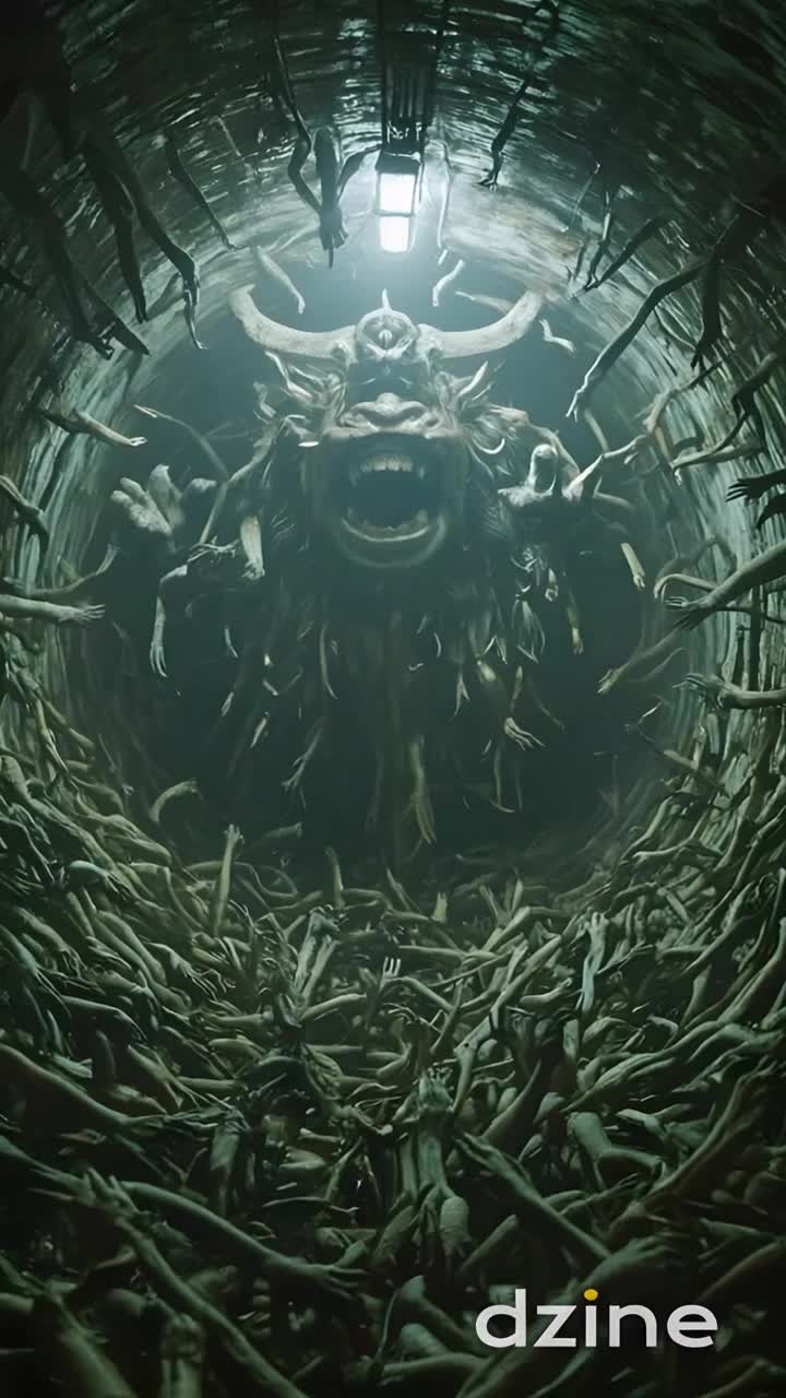 zoom toward the creature, make the background feel alive
