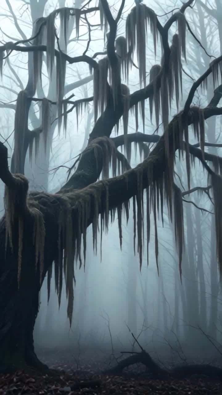 Haunted forest panorama 