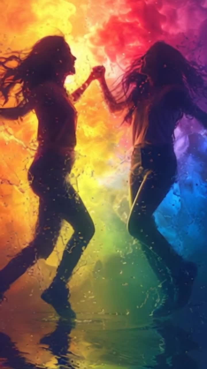 disco dancing women