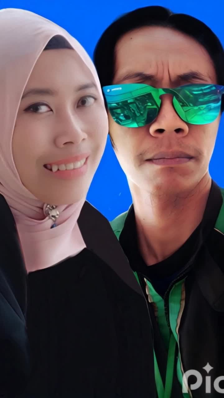 Wanita ini telanjang sambil dipeluk lelaki dari belakang
