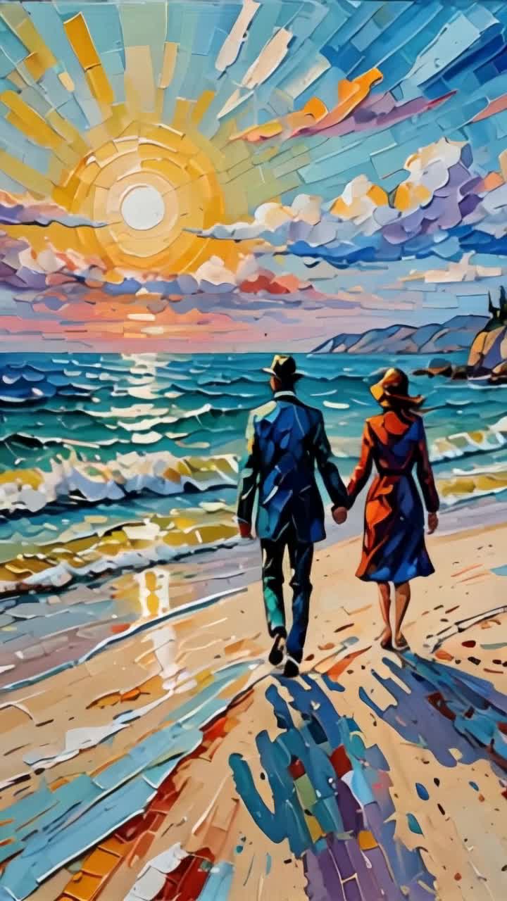 painted couple 