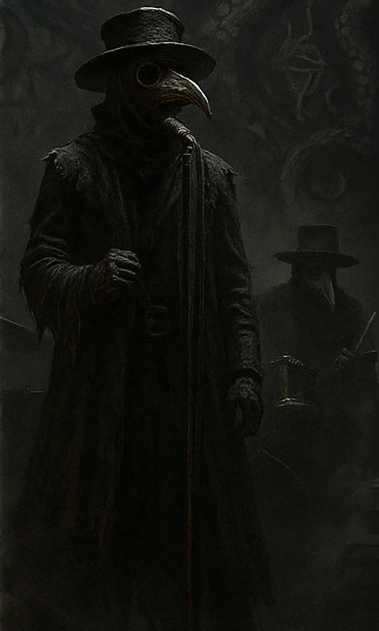 A dark gothic metal band bobbing heads rapidly and unison as they plays an erroneous point truth of deception in melodic irony, explosion of amazing gothic style pyrotechnics displays behind and around the band as they perform in eerie spectacle
