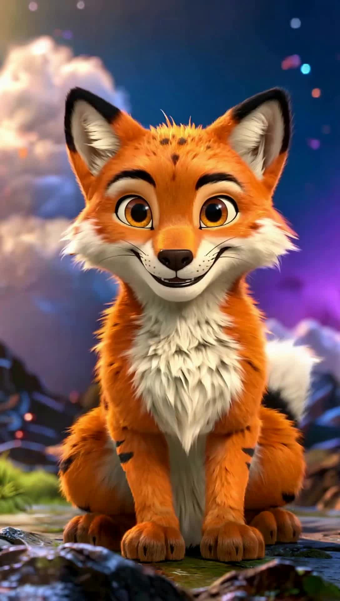 the stunningly beautiful anthropomorphic fox smiles as she sheds her epidermis to reveal an anthropomorphic tiger is underneath 