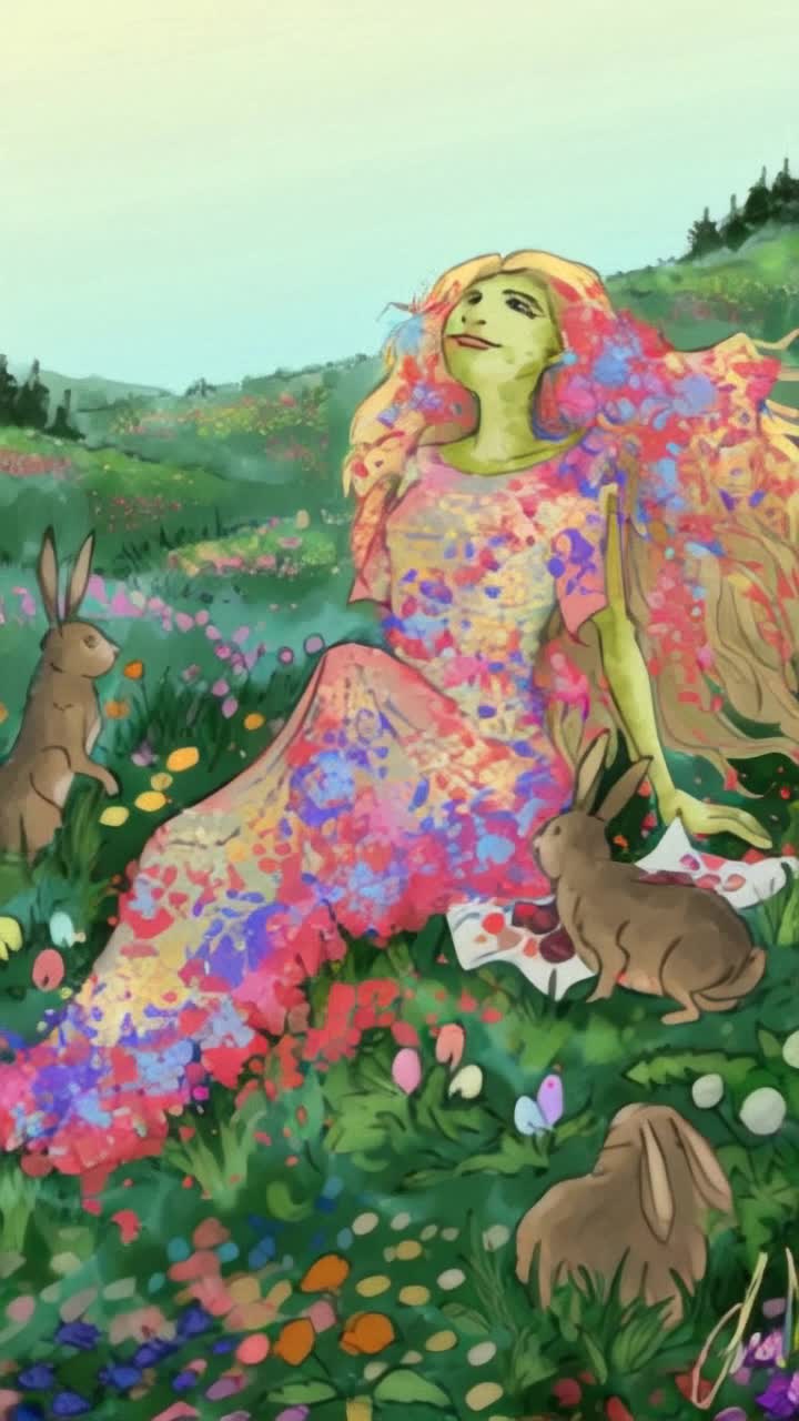 Make Eostre and the rabbits move