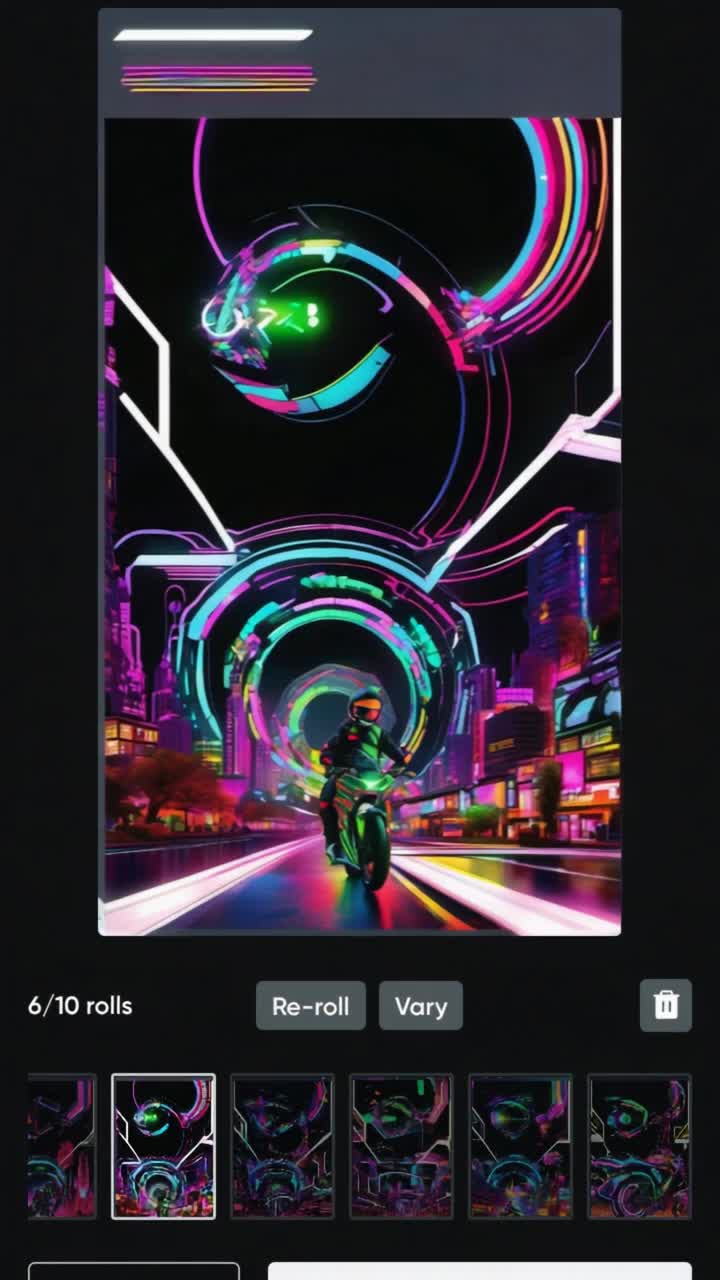 Vaporwave race coarse crazy 