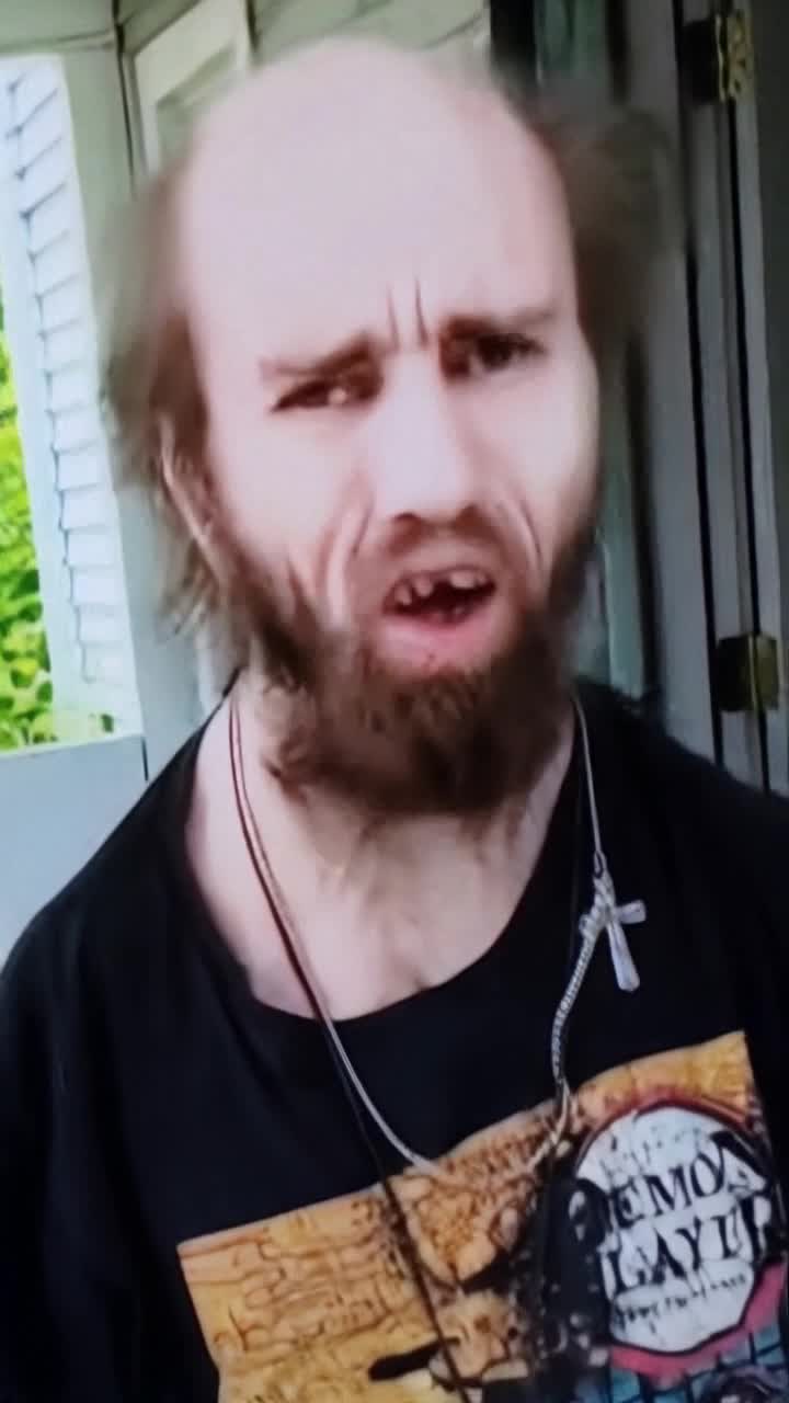 A very skinny and sickly goblin looking guy named Cyraxx yelling insults,