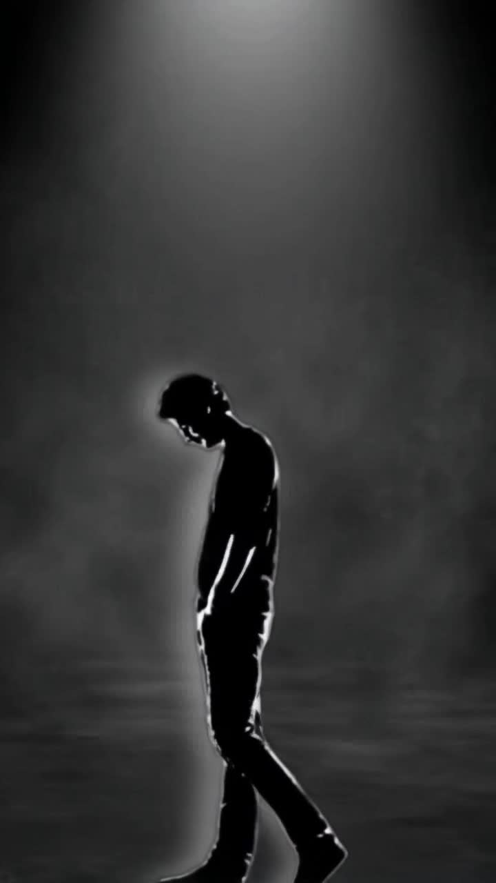 Make the man in the image look like hes walking 