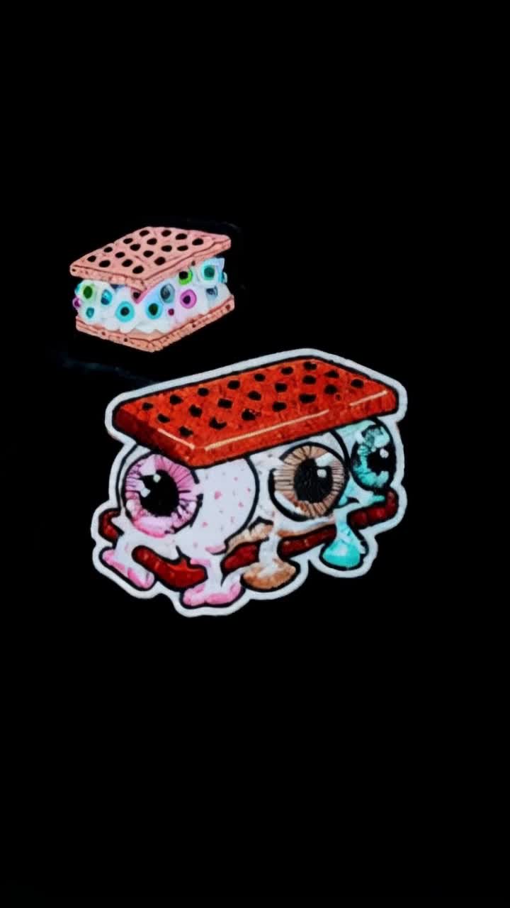 Melting eyes cream sandwiches, hallucinate 