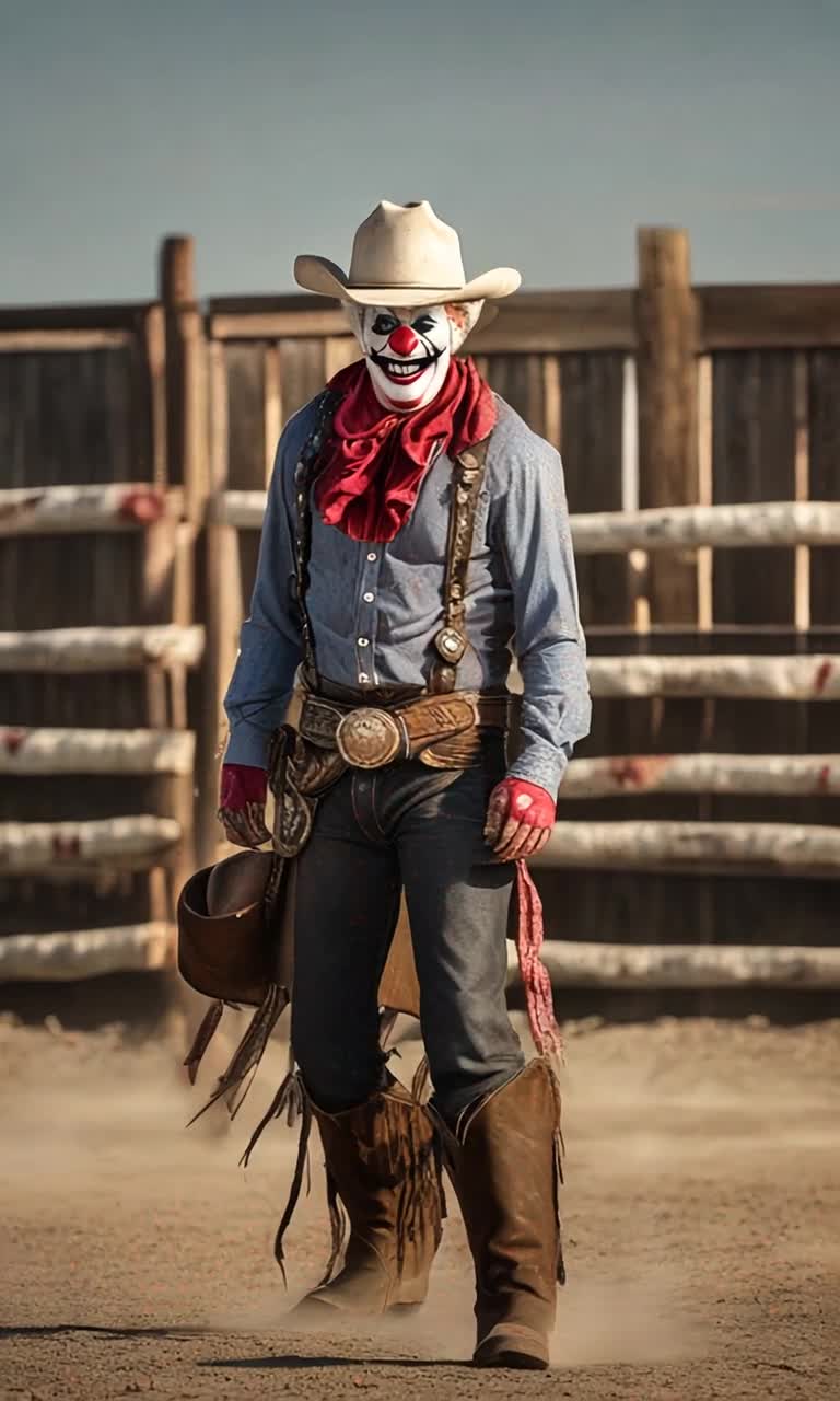 Is anything more disturbing than clowns dressed as cowboys or cowgirls