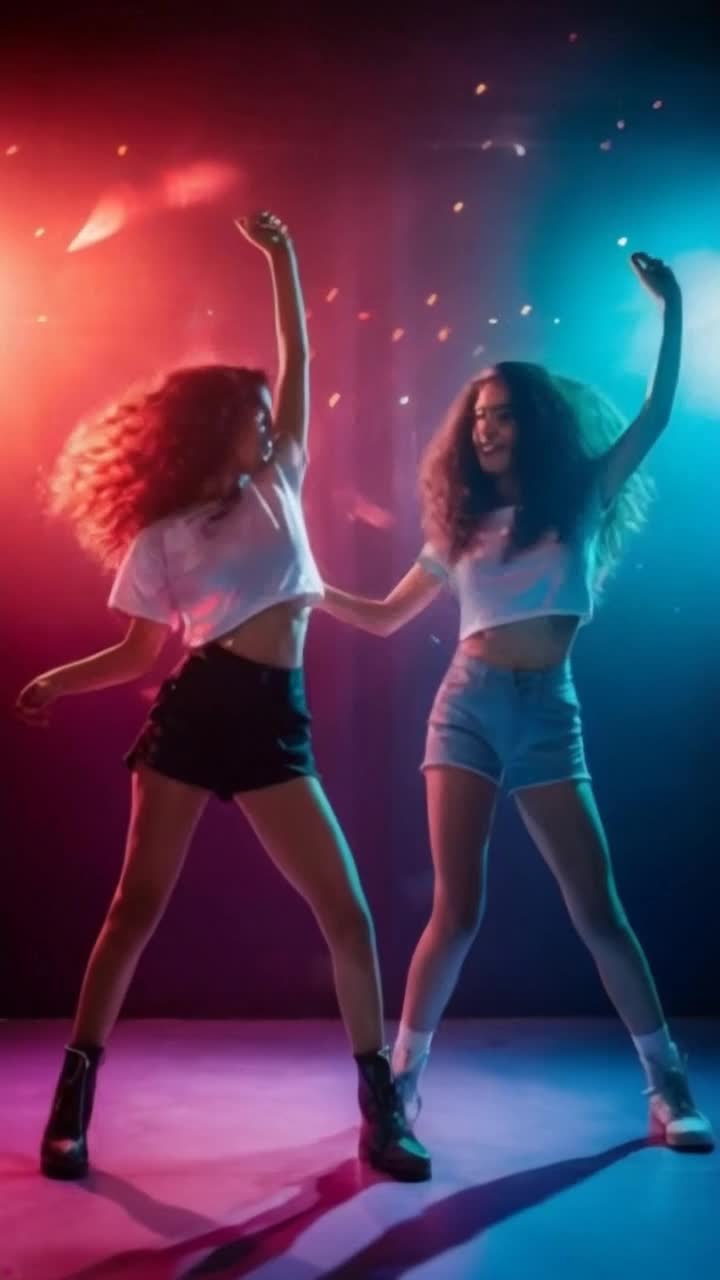 disco dancing women