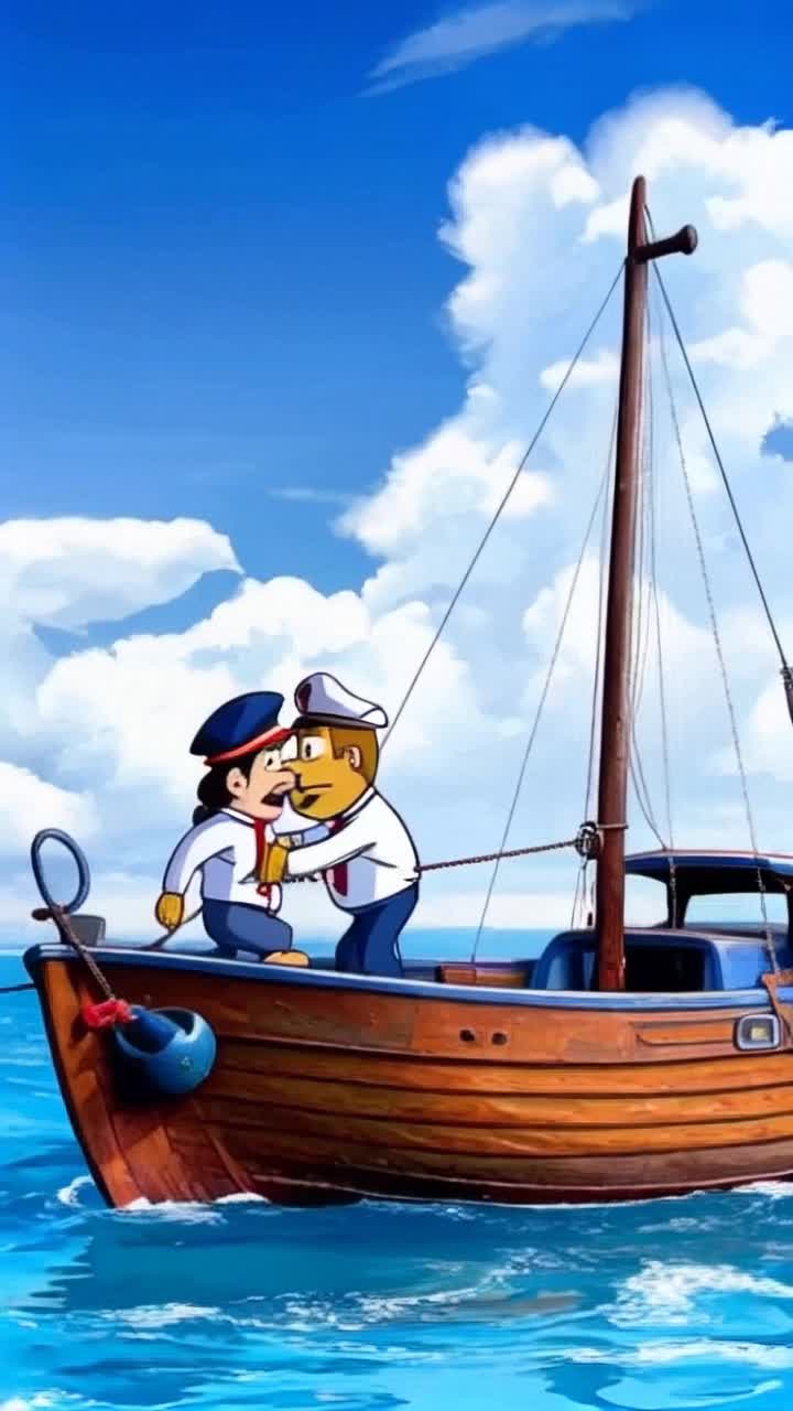 Steamboat Willie is getting on Popeyes boat 