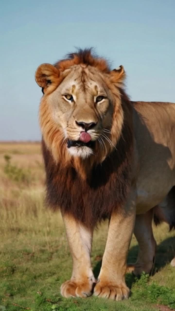 Big lion vidoe 