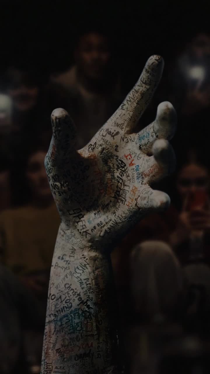 make the hand move naturally and slowly