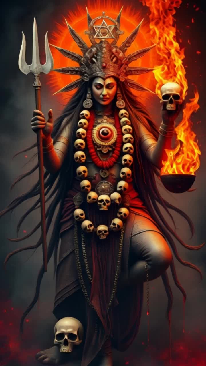 Vajra yogini, death goddess, tandav dance 