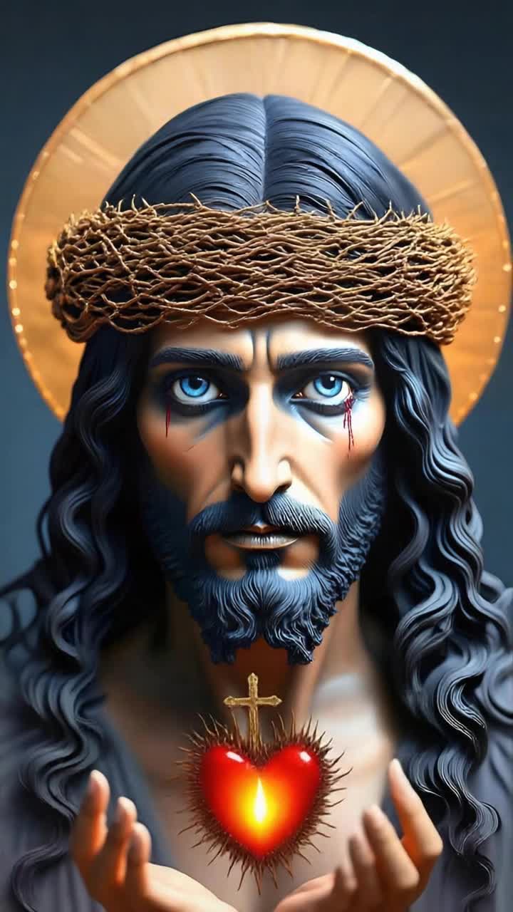 Jesus smiling