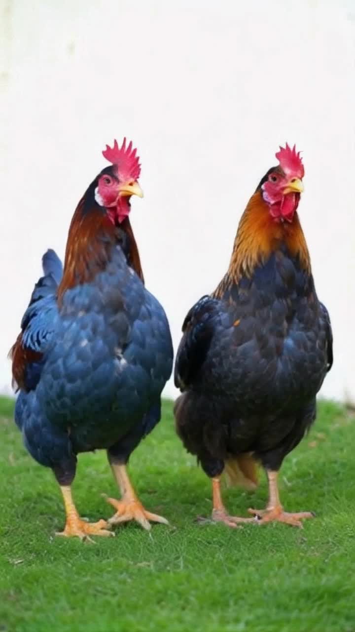 2 blue chicken 