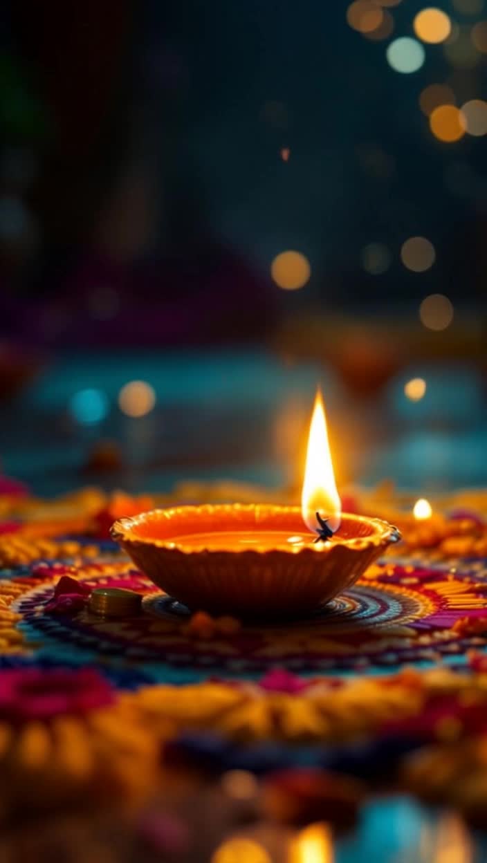 Heres a script for a Mahalakshmi Dhanalakshmithemed reel based on Diwali You can make it shorter or longer, and add music of your choice such as devotional or festive musicDiwali Mahalakshmi Dhanalakshmi Reel ScriptDuration Approximately 3045 seconds depending on the tempo and transitions of the musicMusic Upbeat, devotional Diwalithemed music Shots  Visuals  Text On Screen Text Overlay  VoiceVoiceover Optional  NotesTips  1 Opening  Closeup shot of a beautiful, glowing lamp or rangoli  None  Calm and devotional tone Welcome to that night  Hold for 23 seconds, then quickly move to the next shot   2 Transition  Some beautiful and rapidly changing shots of home decorations torans, lights, chandeliers  The Festival Arrives  When Every Corner Sparkles  Show 23 shots in quick succession, to the beat of the music  3 Mahalakshmi Invocation  A reverent shot of a puja thali in hand or an idolpicture of Mahalakshmi  Goddess Mahalakshmi  The worship of Goddess Mahalakshmi begins  Use slow motion or keep the focus on Goddess Lakshmi  4 Wealth and Prosperity  A pile of gold coins or symbolic objects, money, a new account book, or fruits and sweets  Wealth, Prosperity, and Opulence  Our Faith, Our Labor, Her Blessings  These shots represent Dhanalakshmi  5 Family and Happiness  A happy shot of family laughing or praying  Happiness and Love   This Diwali, may your home and family be showered with wealth and love  This shot should be heartwarming  6 PrayerResolution  A closeup of someone praying with folded hands or lighting a lamp  Happy Diwali  May your life be filled with auspiciousness and prosperity  Make the text large on the screen for a moment  7 Closing  A beautifully lit shot of the entire house  Diwali2024 Mahalaxmi Dhanlaxmi HappyDiwali  The music builds up and ends  Hold for 35 seconds, depending on the length of the reel Some tips for creating a reel Music Make sure the music is copyrightfree or has permission to use it for the reel Devotional or filmy Diwali music is a good choice  Transitions Use quick and engaging transitions like zooms or slides between shots to keep the Reel moving Lighting Use natural or warm lighting to create a beautiful and divine atmosphere Tags When uploading your Reel, be sure to use hashtags like Diwali2025, MahaLaxmi, DhanLaxmi, Deepawali, FestiveVibes Call to Action Ask viewers how theyre celebrating Diwali in the caption to increase ENGAGEMENT 8K HD QUALITY HIGH QUALITY HIGHEST REGULATION 