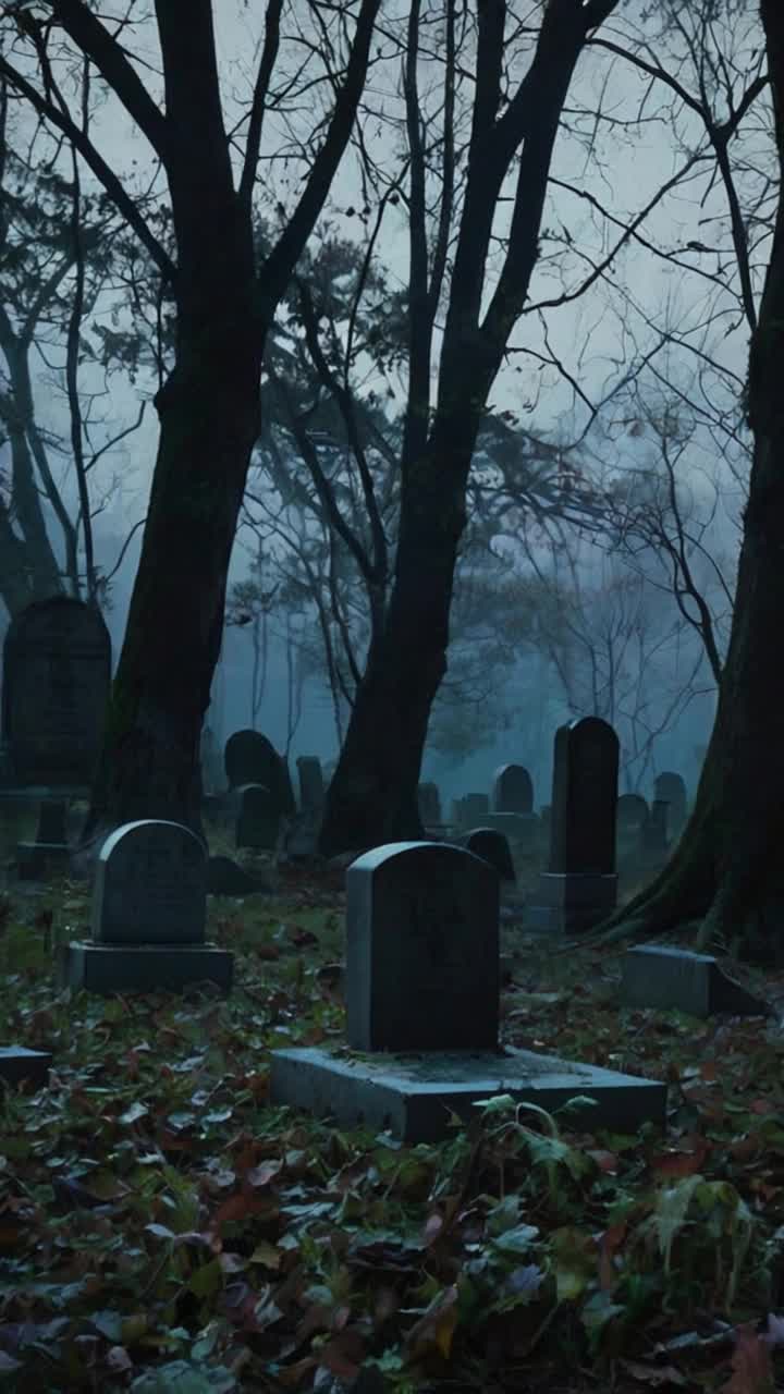A moonlit graveyard cloaked in mist, where the headstones are crumbling and overgrown with ivy Shadows stretch unnaturally long across the cracked earth From the ground and from the dark corners of the trees, faint ghostly figures begin to emergepale and translucent, in tattered remnants of their burial clothes Their faces are blurred, sorrowful, neither fully here nor gone One clutches a faded locket, another drags a broken cane Their feet leave no mark, and their eyes reflect the stars like pools of mourning A hush hangs in the airthis is no resurrection, but a brief trespass They walk again, not in hope, but in memory Gothic, ephemeral, and tragic