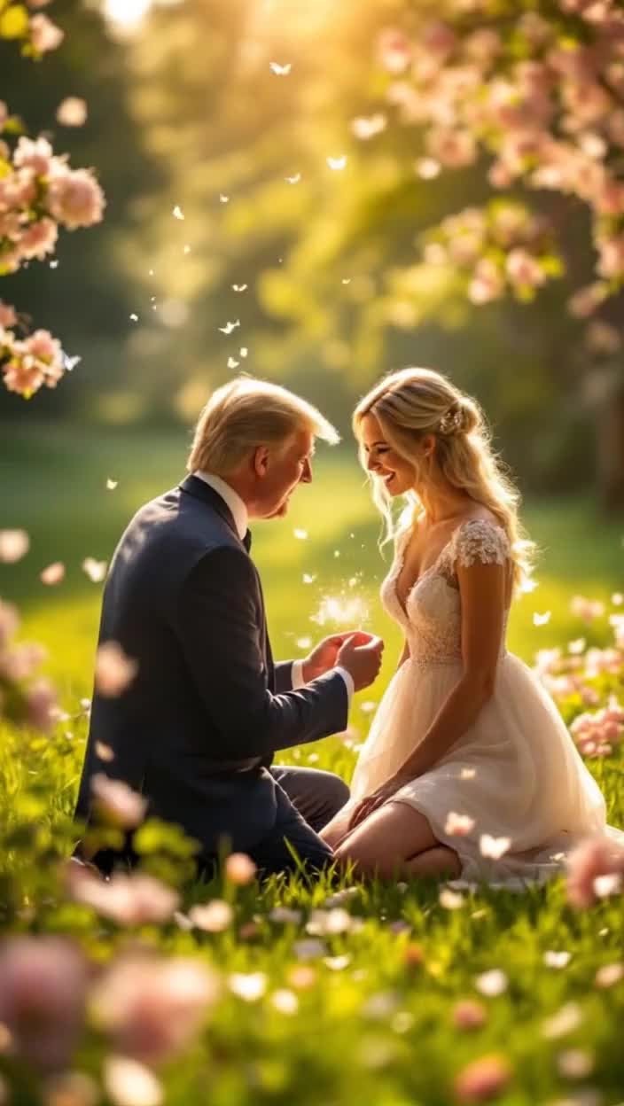 Barron Trump asks Jessica Wallace to marry him