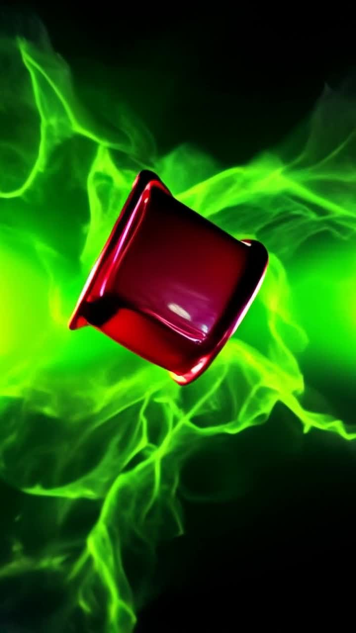 Vibrant red tupperware soaring gracefully through the air twirling with elegance bright sunlight glinting off its shiny surface electric green screen backdrop pulsating with life creating a dynamic contrast swirling colors enhancing motion as tupperware dances through the scene inviting excitement and intrigue whimsical journey filled with energy capturing viewer attention vibrant edges gliding effortlessly against vivid hues celebrating playful movement and color showcasing deft choreography of everyday objects in an imaginative spectacle