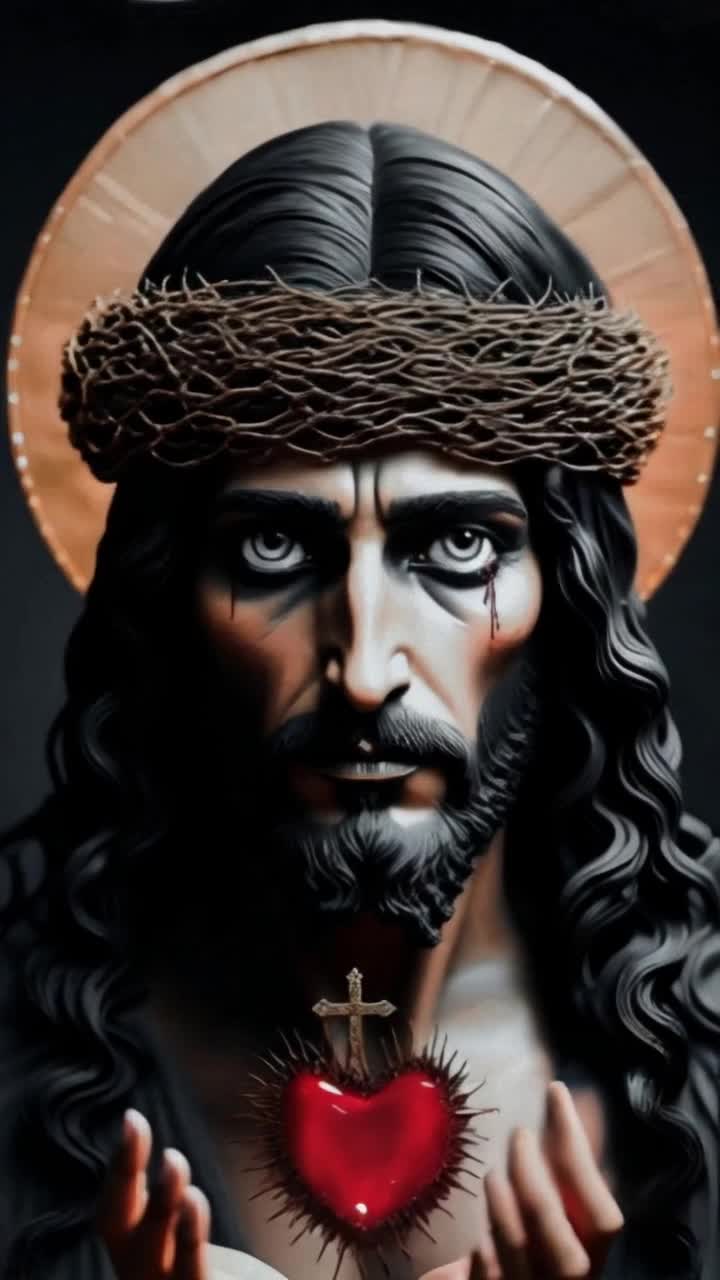 Jesus offering a blessing