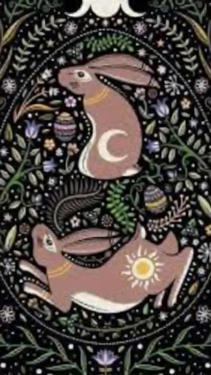 Make the rabbits and patterns move
