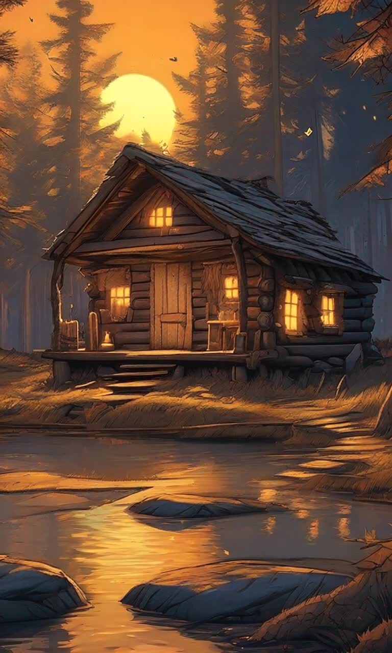 Flickering candlelight casts warm shadows inside a rustic cabin, filled with memories of celestial battles and ancient choices Above, shimmering wings unfurl, the golden feathers glinting as Titus steps into the twilight, his heart heavy with purpose Outside, the air is thick with the scent of pine and freshly turned earth, vibrant night creatures stirring Little River Gem awakens with joy, greeted by an enchanted otter shimmering beside her in the moonlight Laughter dances through the trees as children play nearby, a football magically inflating midair Darkened feathers, hope, and ambition swirl, weaving a tapestry of guardianship, love, and destiny