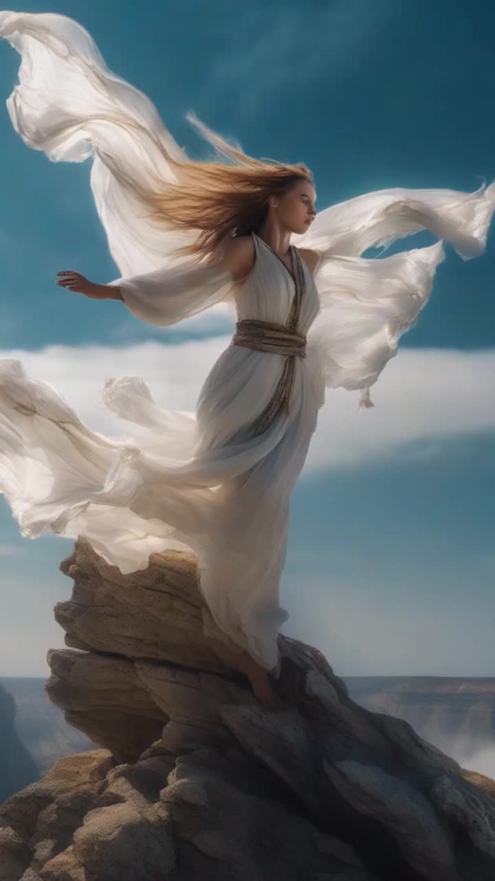 Seraphim has cricket in her hair. They are on the Cliff of a mountain top by the ocean. Cell phone is trying to convince a  man from jumping off the cliff. To hurt us may he jumps and seraphim and cricket must leave knowing they failed